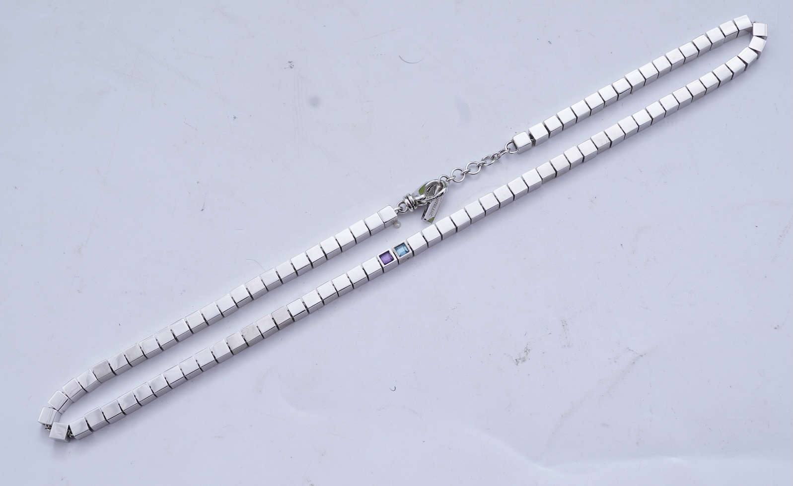 Montblanc, a silver necklace